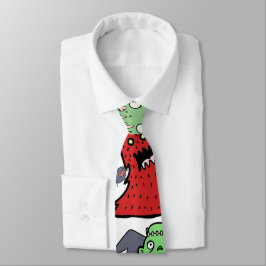 Gravata Fantasma fofo de desenho animado chic e traçado à 