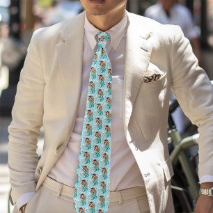 Gravata Fantasy Mermaid Teal Tail