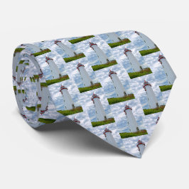 Gravata Farol da Ilha Faulkners, CT Mens Tie