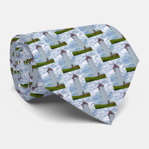 Gravata Farol da Ilha Faulkners, CT Mens Tie