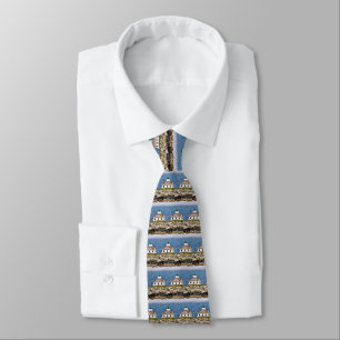 Gravata Farol de Ovo, Bar Harbor Maine Mens Tie