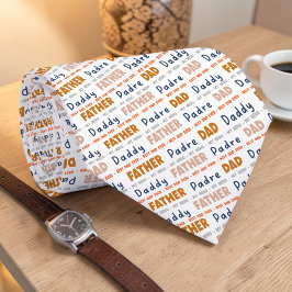 Gravata Father's Day Dad Custom Necktie Tie