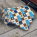 Gravata Father's Day Dapper Dad Pattern Necktie Tie<br><div class="desc">Father's Day Dapper Dad Pattern Necktie: Celebrate Dad with this stylish and unique necktie,  featuring a vibrant pattern perfect for making a statement. Ideal for Father's Day or any special occasion,  this necktie is sure to be a hit.</div>