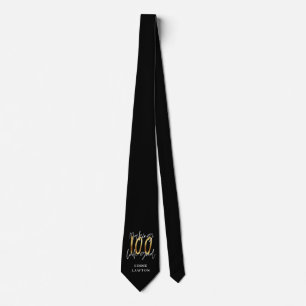 Gravata Fazer 100 é um bom aniversário de ouro 