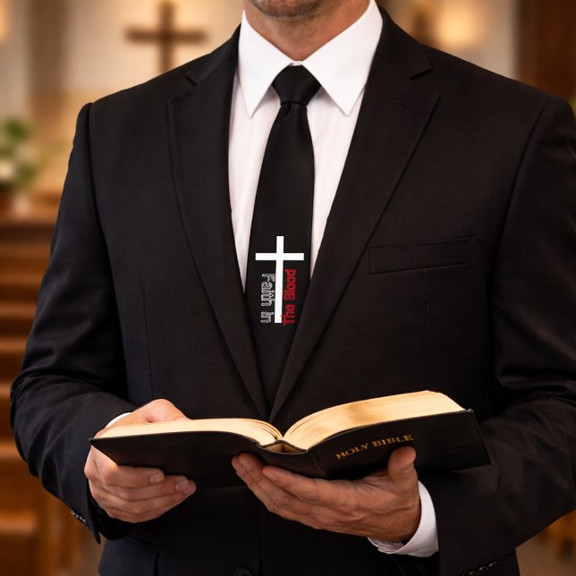 Gravata Fé No Pastor Cruz Sangue (Criador carregado)