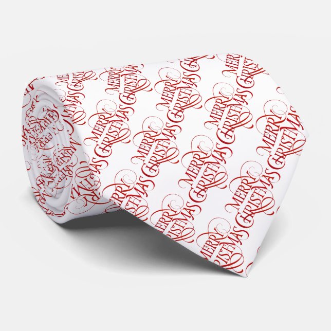 Gravata Feliz Natal (Rolled)