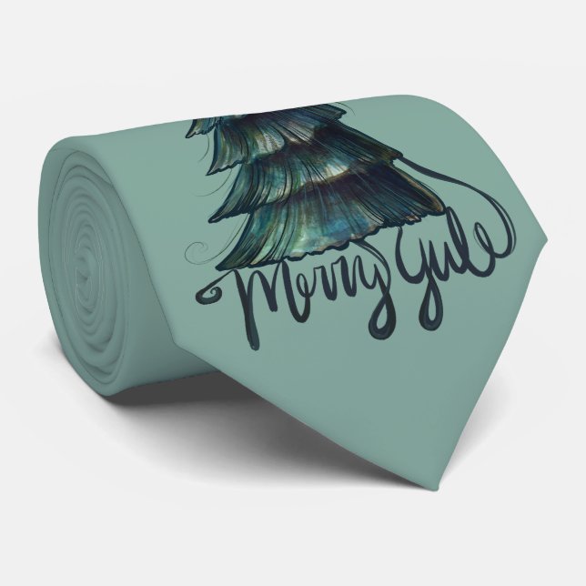 Gravata Feliz Yule (Rolled)