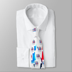 Gravata Felizes Pessoas Maasai Guerreiros Andando Impressã