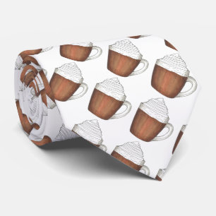 Gravata Feriado de inverno Bebe Chocolate Quente