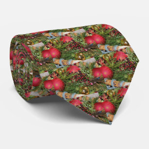 Gravata Feriado de Natal do Balls Miçanga Evergreens