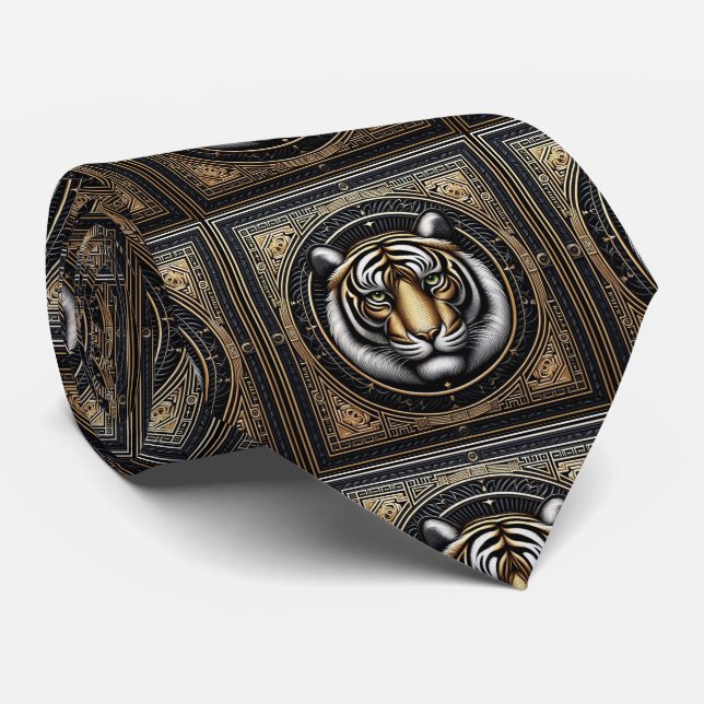 Gravata Feroz do Tigre | Moda Masculina (Rolled)