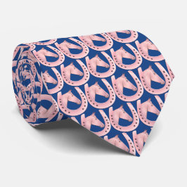 Gravata Ferradura azul-rosa sofisticada em França