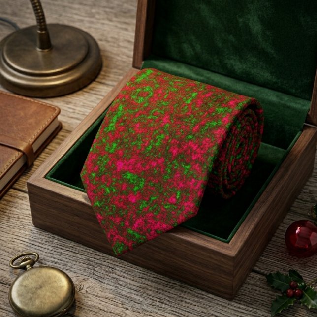 Gravata Festive Ruby Emerald Speckle  (Criador carregado)