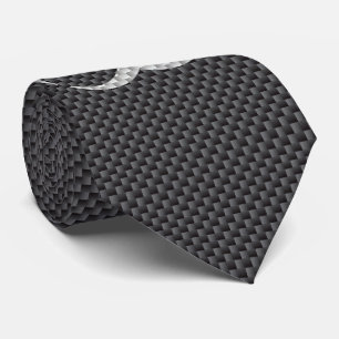 Gravata Fibra de Carbono Tóxica para Cinzas e Brancos Pre