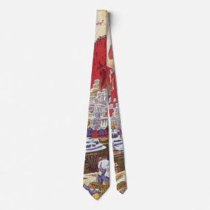 Gravata Ficção científica retrô, a cidade perdida de Atlân