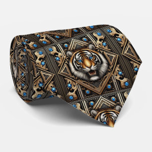 Gravata Fierce Tiger Moda Masculina para Homens