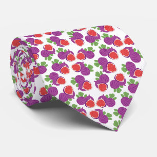 Gravata figo vermelho roxo