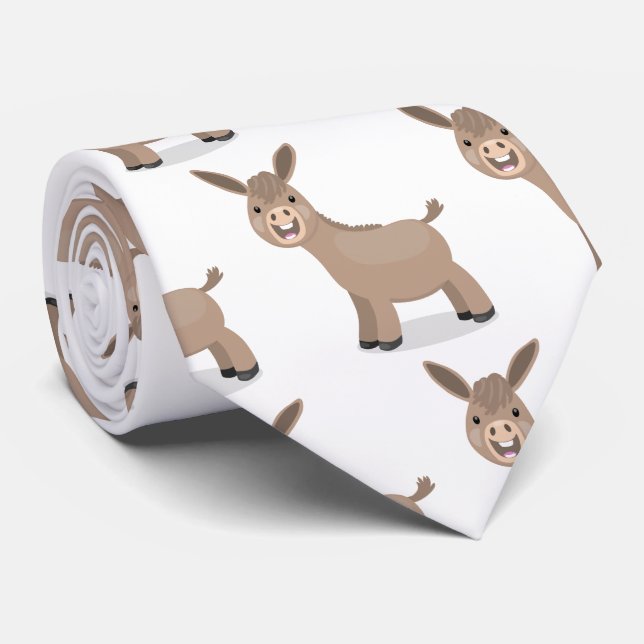 Gravata Figura de desenho animado em miniatura feliz e bon (Rolled)