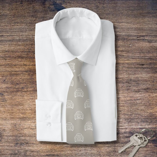 Gravata Figuras Monoline Topaz Mist Figaro Car Tie (A fun figgy pattern tie for the Topaz Mist figaro owner)