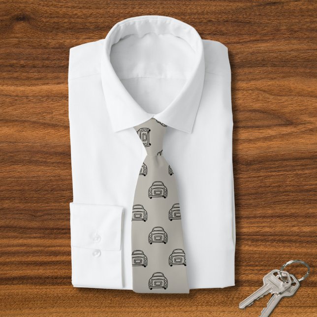 Gravata Figuras Topaz Mist Figaro Car Tie (A fun figgy pattern tie for the Topaz Mist figaro owner)