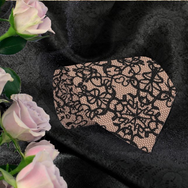 Gravata Fishnet Preto Sexy, cor-de-rosa-bege ou qualquer t (Criador carregado)