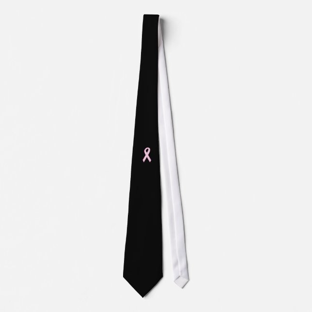 Gravata Fita cor-de-rosa da consciência (Frente)
