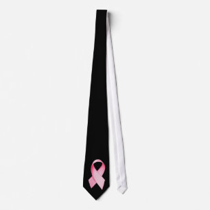 Gravata Fita cor-de-rosa no preto