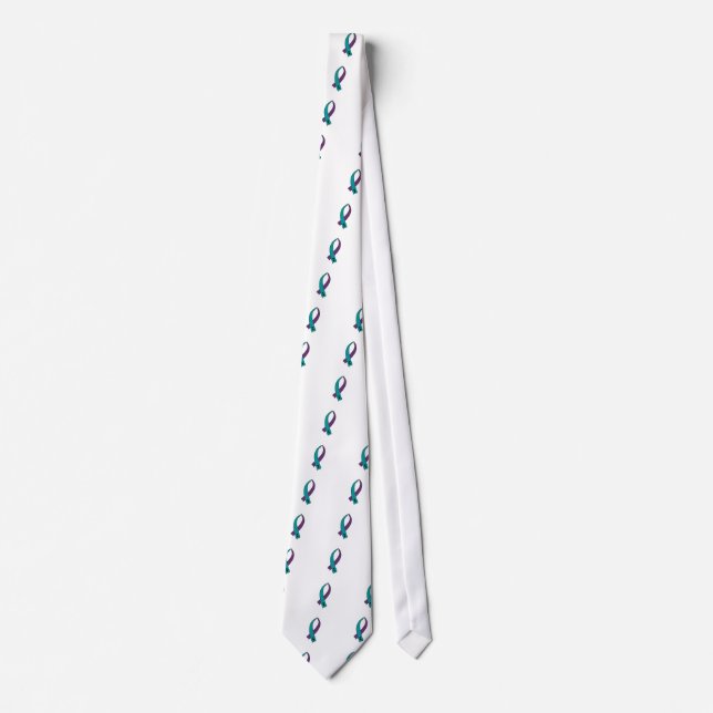 Gravata Fita da consciência do suicídio (Frente)