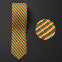 Flag of Lituânia Pattern Necktie destaca o n