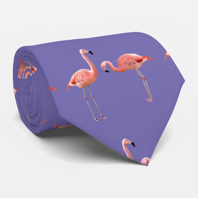 Gravata flamingo (Rolled)
