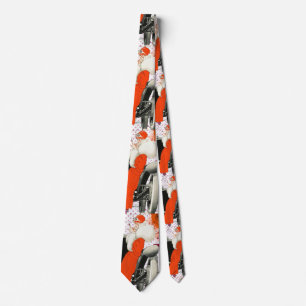 Gravata flapper dos polkadots