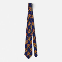 Fleur de Lis Azul de Leão Dourado medieval
