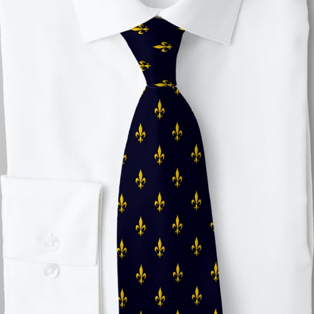 Gravata Fleur De Lis Marinho Blue Classic (Criador carregado)