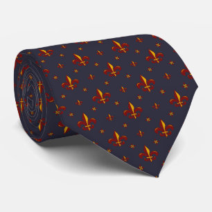 Gravata Fleur De Lis Neck Tie