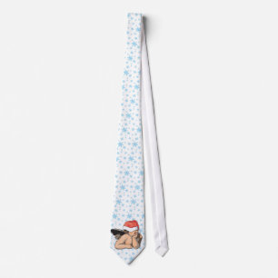 Gravata Floco de neve Tie Natal