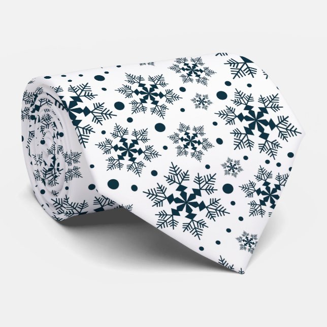 Gravata Flocos de neve (Rolled)