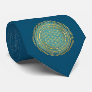 Gravata Flor da Vida - Mandala Indígena 1