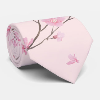 Gravata Flor de Cereja - Rosa