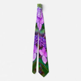 Gravata Flor de Hortênsia Roxa Twist and Shout