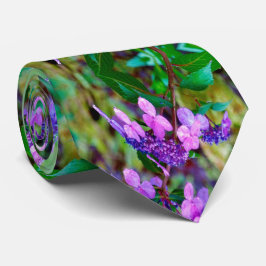Gravata Flor de Hortênsia Roxa Twist and Shout