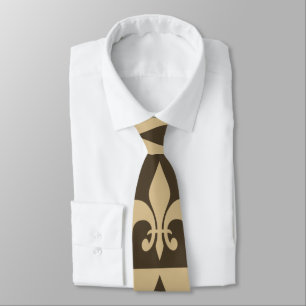 Gravata Flor de lis de Brown