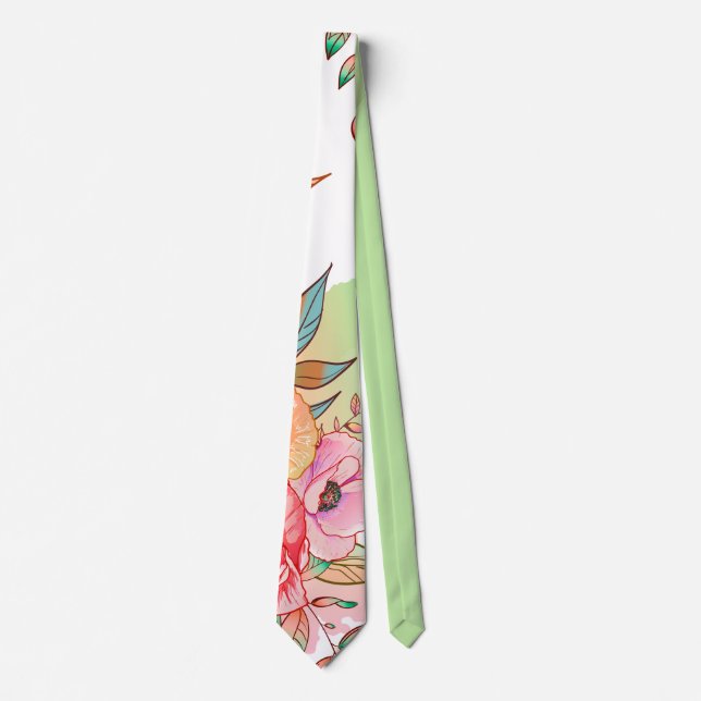 Gravata Flor de primavera (Frente)