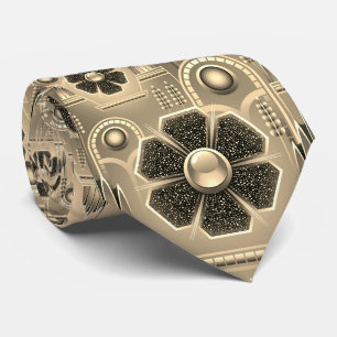 Gravata Flor do ouro do art deco