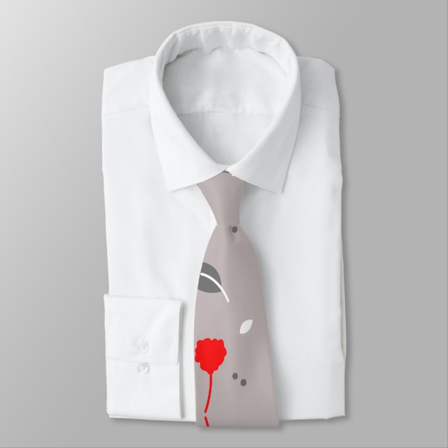 Gravata Flor Moderna Elegante e Chic (Amarrado)