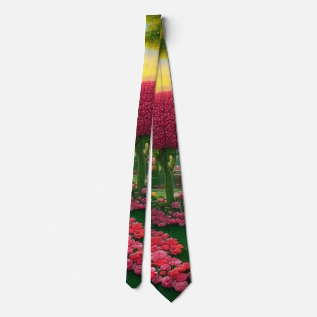 Gravata floral  (Verso)