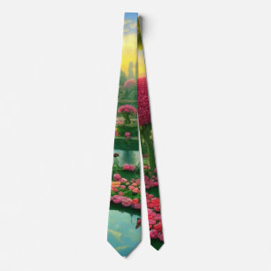 Gravata floral 