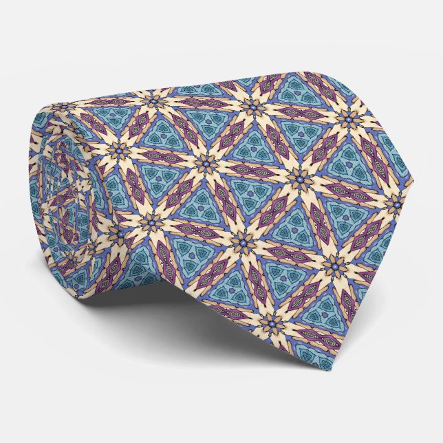 Gravata Floral Connection Neck Tie (Rolled)
