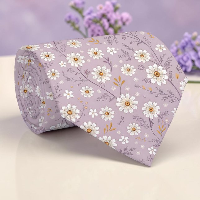 Gravata Floral de Flores de Primavera Sazonais (Criador carregado)