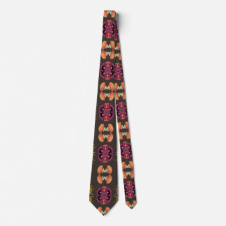gravata floral de halloween