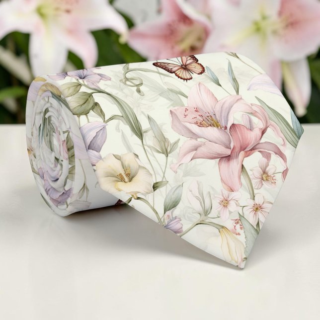 Gravata Floral de Primavera Sazonal (Criador carregado)